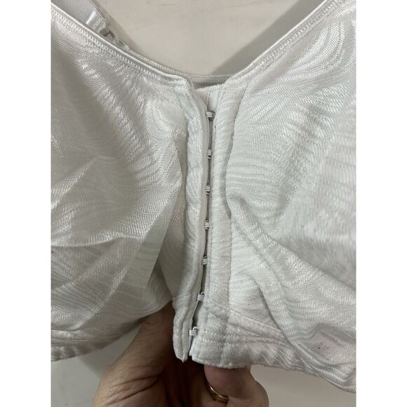 Vintage Playtex Full Figure Unpadded Lace White Bra E525‎ Size 44DD Sexy - Picture 2 of 8